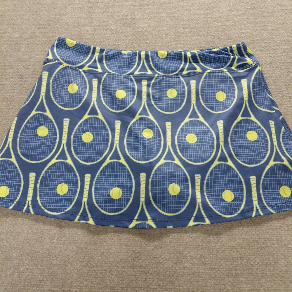 Love Love Skirts Tennis Racquet Print Athletic Skort Skirt Women MEDIUM Stretch - Picture 4 of 8